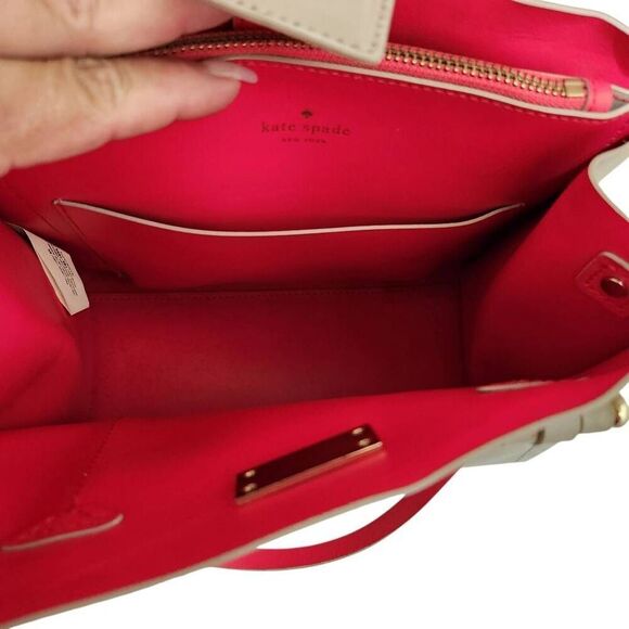 Kate Spade New York Arbour Hill small Elodie bag beige pink - Picture 8 of 10